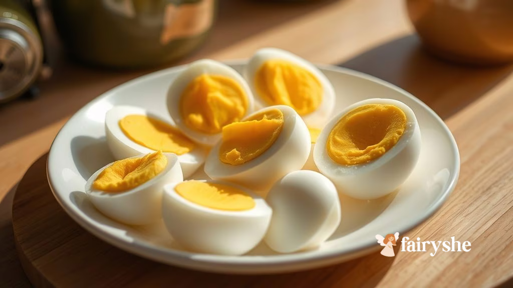 Hard boiled eggs