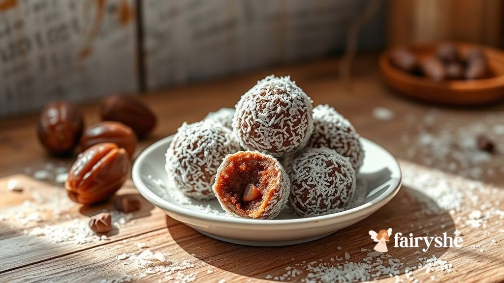  Coconut Date Balls