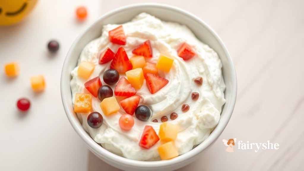 Cottage cheese with fruit