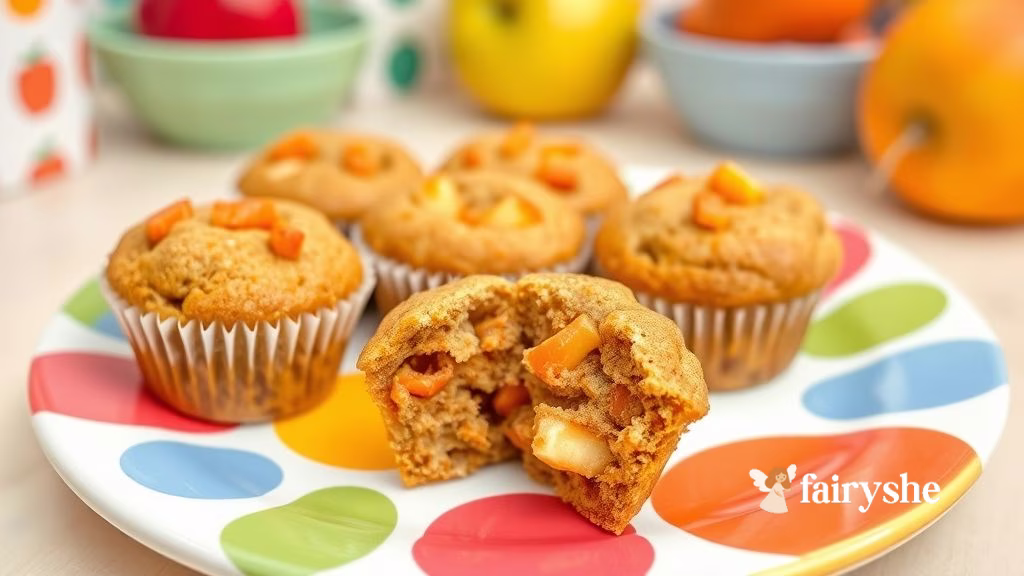 Mini Muffins with Apples or Carrots