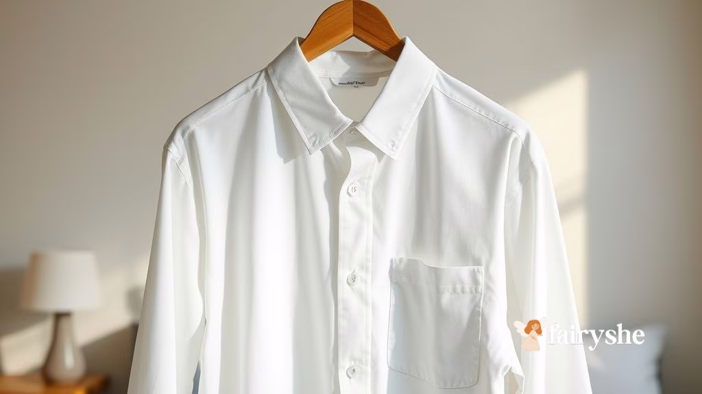 Classic White Button-Down Shirt